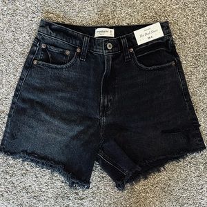 abercrombie high wasted dad shorts - never worn